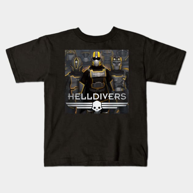 Helldivers 2 Kids T-Shirt by Roxy Khriegar Store